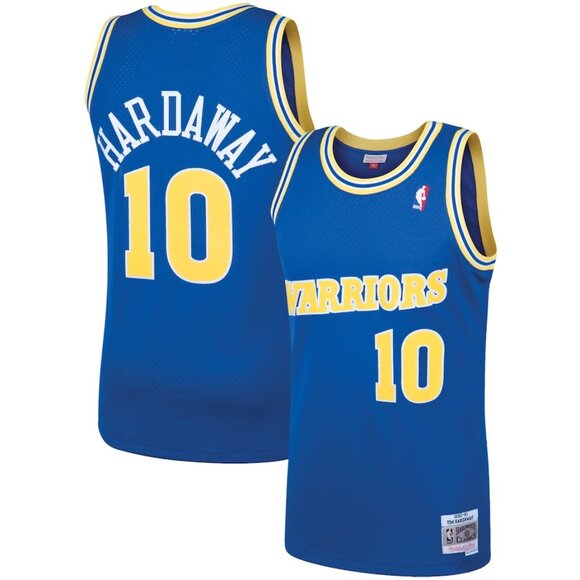 Mens Tim Hardaway Royal Stitched Jersey